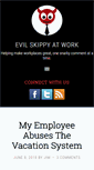 Mobile Screenshot of evilskippyatwork.com